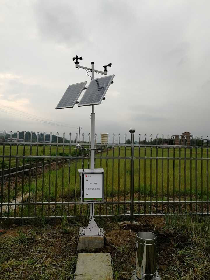 农业气象观测站畅运项目农业气象站安装现场