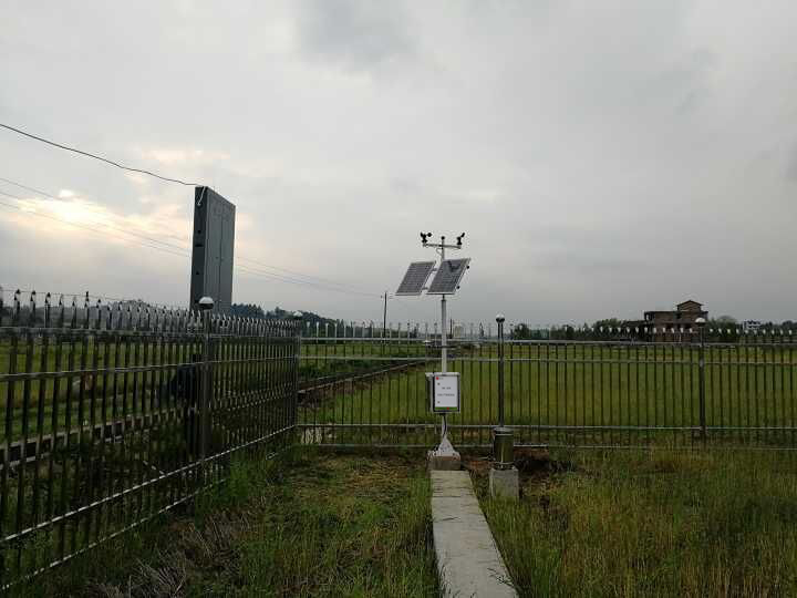 农业气象观测站畅运项目农业气象站安装现场