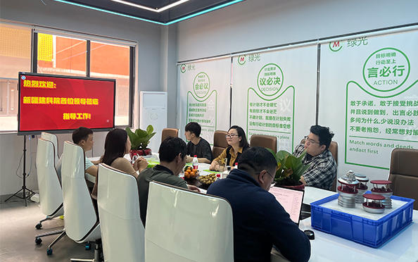 贵客到访，共探合作！新疆建科院领导莅临绿光新能源考察光伏气象站项目