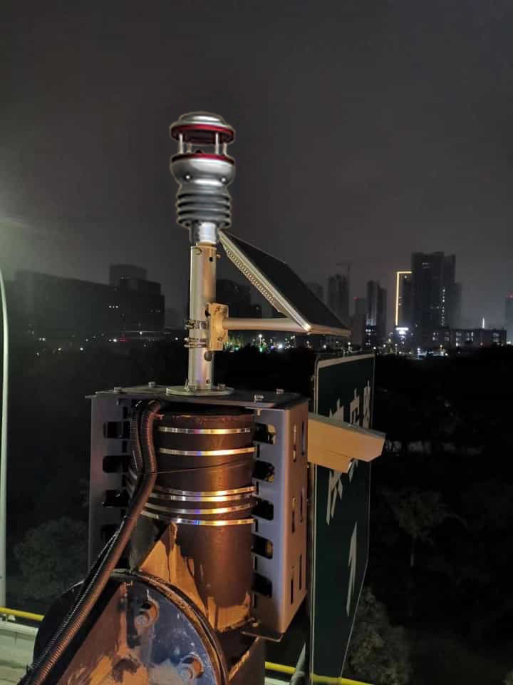 交通气象站项目安装现场